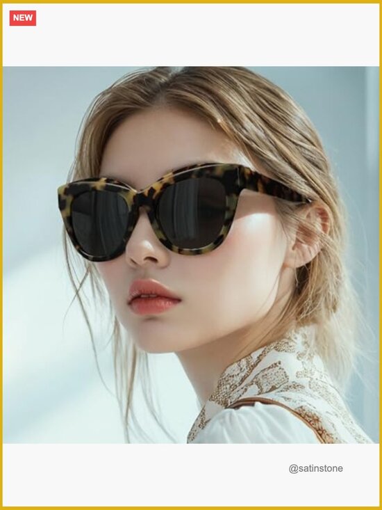 Retro Cateye Polarized Sunglasses with UV400 Protection for Women main image 4